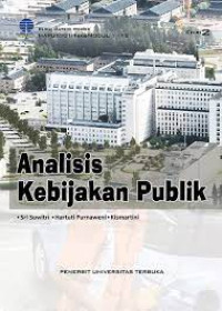 Image of Analisis kebijakan publik