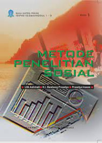 Image of Metode penelitian sosial