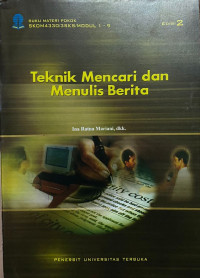 Image of Teknik mencari dan menulis berita